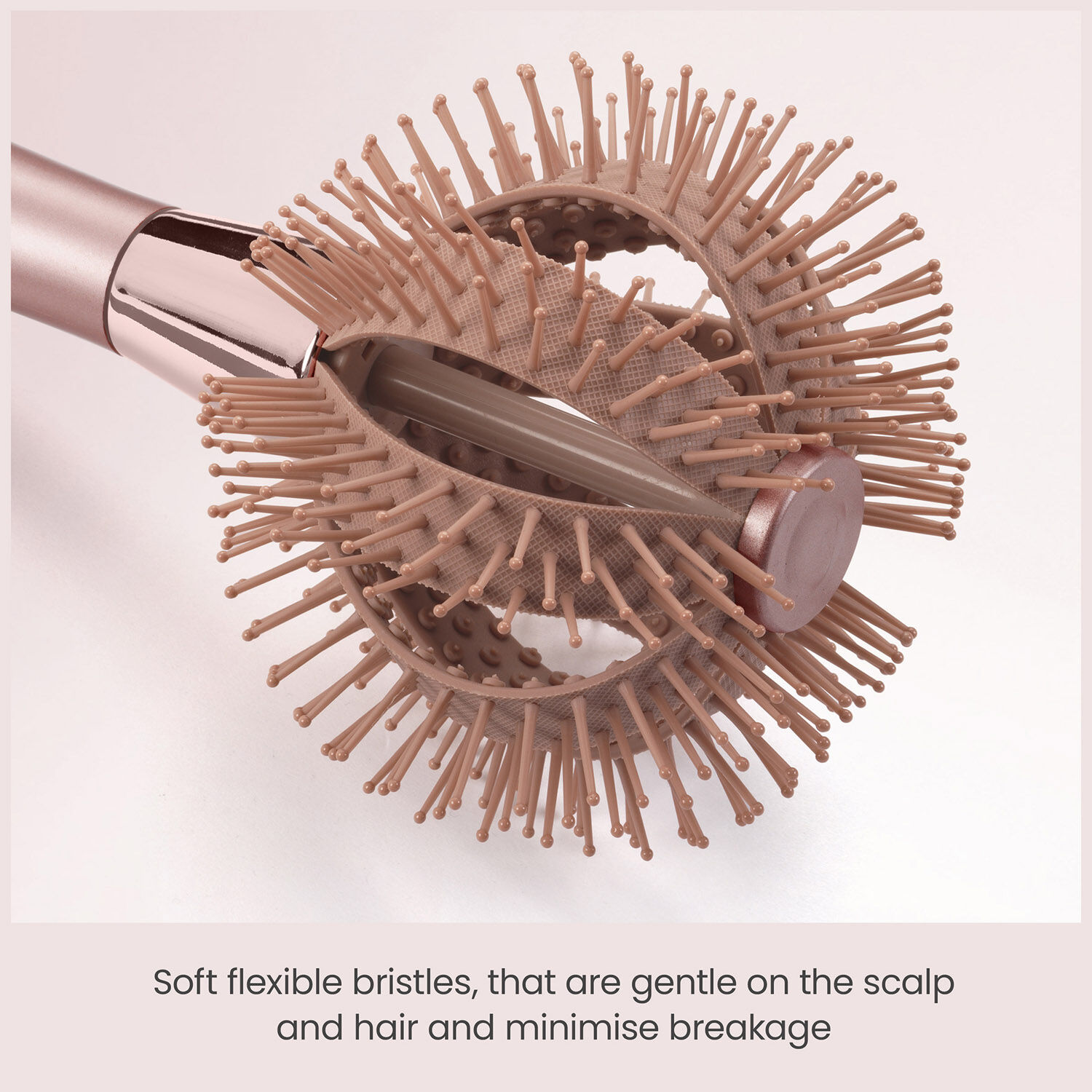 Soft-Care Expandable Swirl Hair  Brush